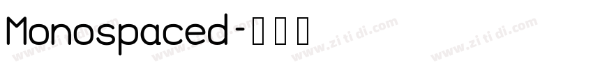 Monospaced字体转换