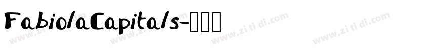 FabiolaCapitals字体转换