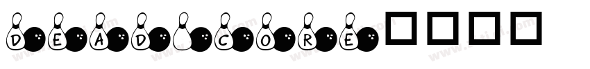 Deadscore字体转换