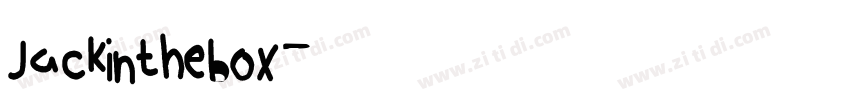 Jackinthebox字体转换