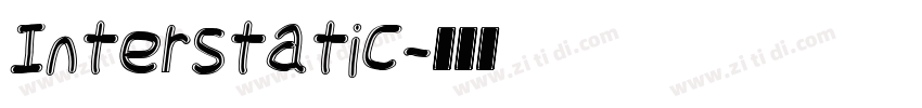 Interstatic字体转换