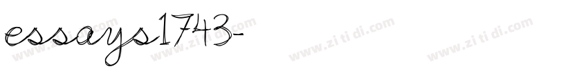 essays1743字体转换