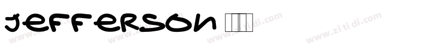 Jefferson字体转换