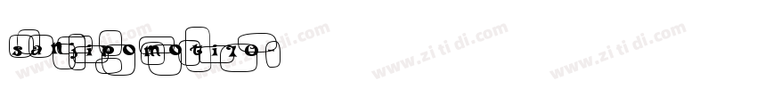 SanJiPoMoTi10字体转换