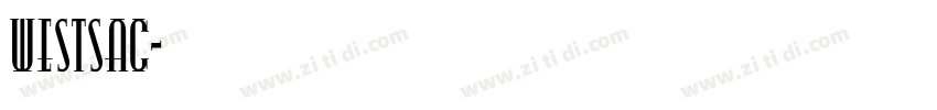 Westsac字体转换