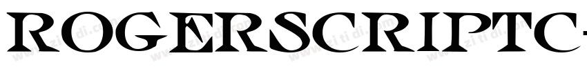 RogerScriptC字体转换