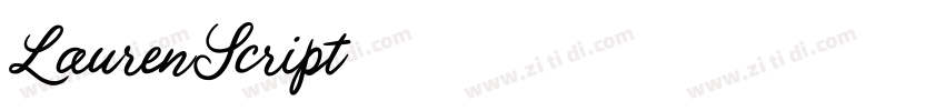 LaurenScript字体转换