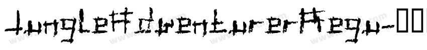 JungleAdventurerRegu字体转换