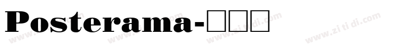 Posterama字体转换