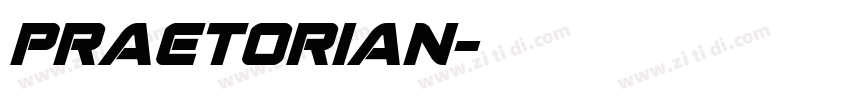 Praetorian字体转换 Praetorian字体转换