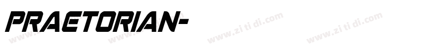 Praetorian字体转换 Praetorian字体转换