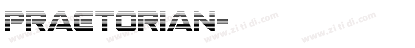 Praetorian字体转换 Praetorian字体转换