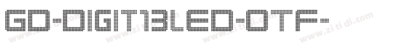 GD-Digit13LED-OTF字体转换