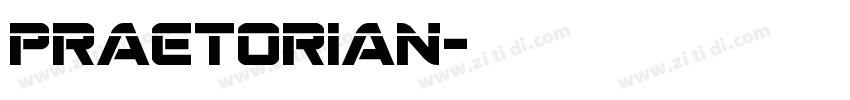 Praetorian字体转换 Praetorian字体转换