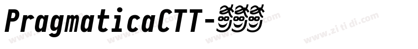PragmaticaCTT字体转换