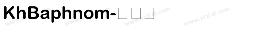 KhBaphnom字体转换