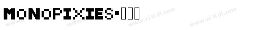 MonoPixies字体转换