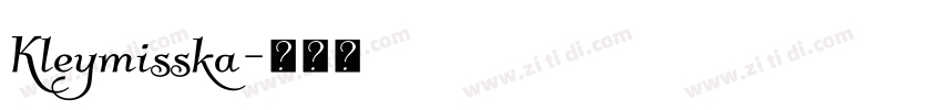 Kleymisska字体转换