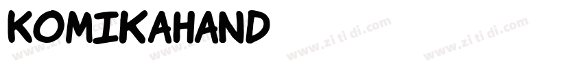 KomikaHand字体转换 KomikaHand字体转换
