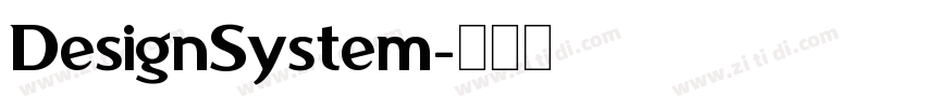 DesignSystem字体转换