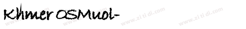KhmerOSMuol字体转换
