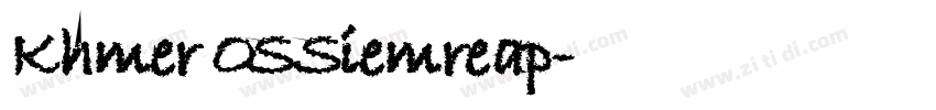 KhmerOSSiemreap字体转换