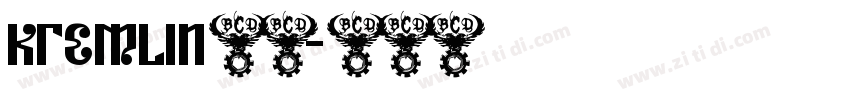 kremlin字体字体转换