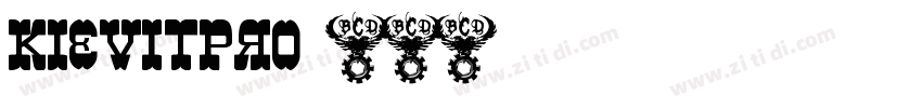 KIEVITPRO字体转换