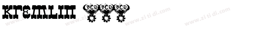 kremlin字体转换