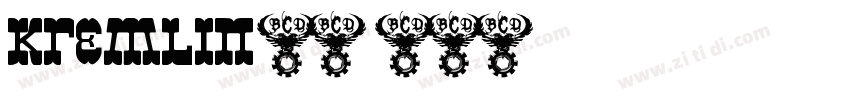 kremlin字体字体转换
