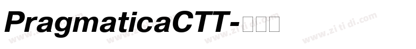 PragmaticaCTT字体转换