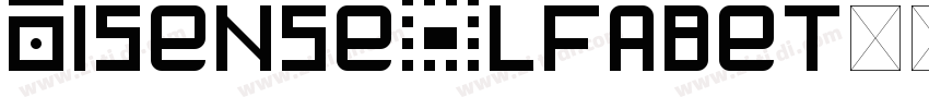 HisenseAlfabet字体转换