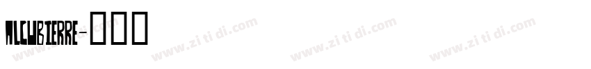 Alcubierre字体转换