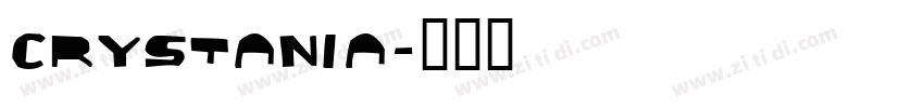 Crystania字体转换