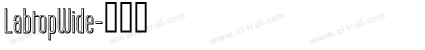 LabtopWide字体转换