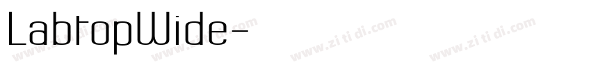 LabtopWide字体转换