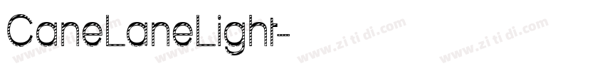 CaneLaneLight字体转换