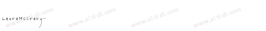 LauraMcCrary字体转换