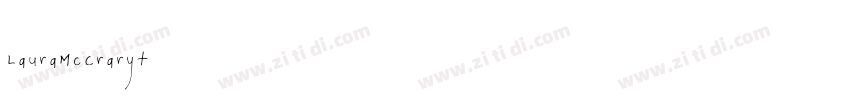 LauraMcCrary字体转换