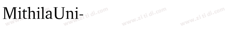 MithilaUni字体转换