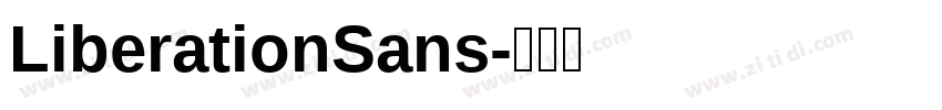 LiberationSans字体转换