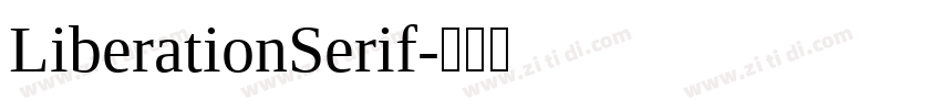 LiberationSerif字体转换
