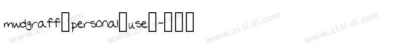 mwdgraff_personal_use_字体转换