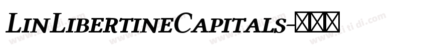 LinLibertineCapitals字体转换