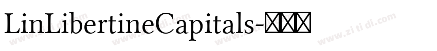 LinLibertineCapitals字体转换