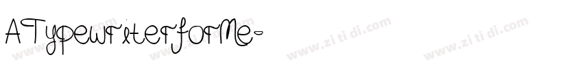 ATypewriterForMe字体转换