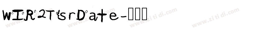 WIR2TsrDate字体转换