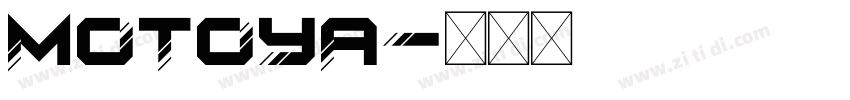 Motoya字体转换