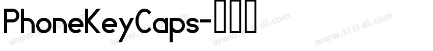 PhoneKeyCaps字体转换