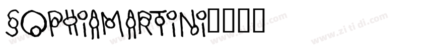 SophiaMartini字体转换